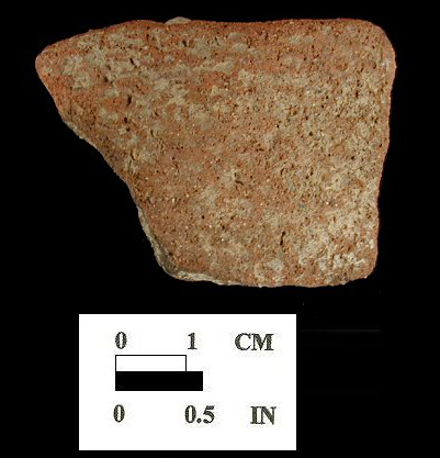 Popes Creek net-impressed body sherd from site 18CH136.